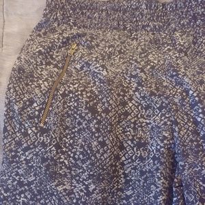Snakeskin Print Slacks